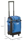 Coleman Chiller Series Insulated Portable Wheeled Soft Cooler, Leak-Proof 42 Can...