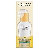 Olay Face Moisturizer Complete Daily Defense All Day Moisturizer With Sunscreen,...