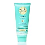 COTZ Sensitive Non-Tinted Zinc Oxide Mineral Sunscreen for Body and Face; Broad...