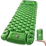 WANNTS Sleeping Pad, Ultralight Inflatable Sleeping Pad for Camping, Built-in...