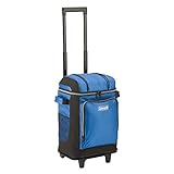 Coleman Chiller Series Insulated Portable Wheeled Soft Cooler, Leak-Proof 42 Can...