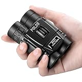 POLDR 8x21 Small Compact Lightweight Binoculars for Adults Kids Bird Watching...