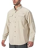 NAVISKIN Men's Sun Protection Fishing Shirts UPF 50+ Long Sleeve Sun Shirts for...