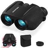 Hontry Binoculars for Adults and Kids, 10x25 Compact Binoculars for Bird...