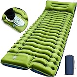 Yuzonc Camping Sleeping Pad, Ultralight Camping Mat with Pillow Built-in Foot...