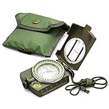 Eyeskey Tactical Survival Compass with Lanyard & Pouch | Waterproof & Impact...