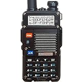 BAOFENG BF-F8HP (UV-5R 3rd Gen) 8-Watt Dual Band Two-Way Radio (136-174MHz VHF &...