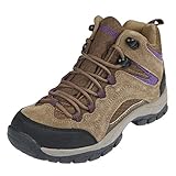 Northside Women's Pioneer-W Hiking Boot, Medium Brown/Dark Purple, 9 M US