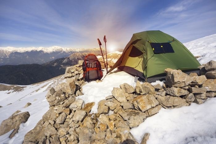 four season winter camping tent