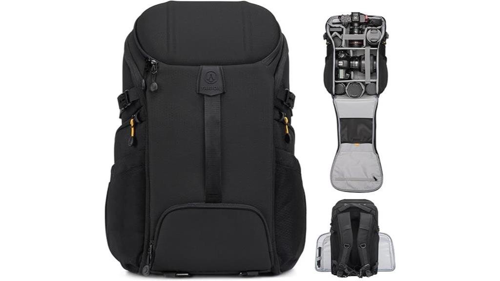 camera backpack with laptop