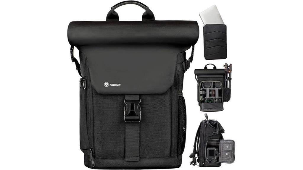 camera backpack with laptop